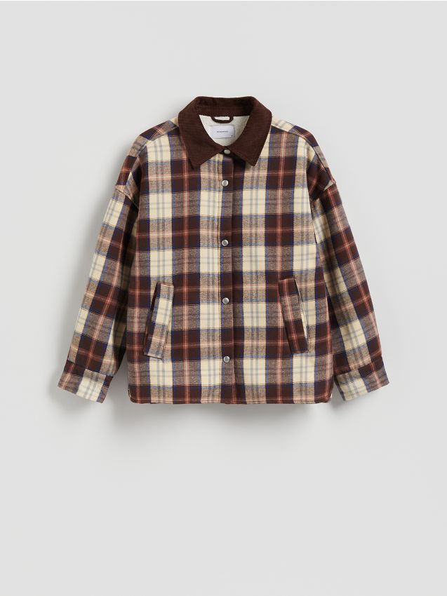 Shacket with collar - RESERVED