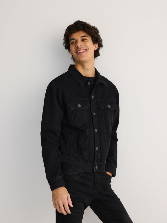 Jean jacket with pockets - RESERVED