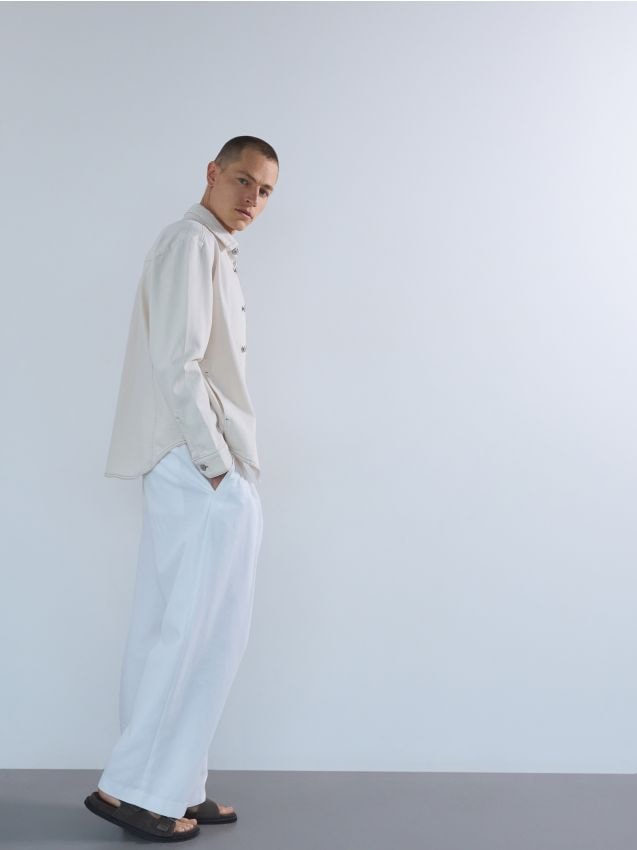Teksasärk comfort fit - RESERVED