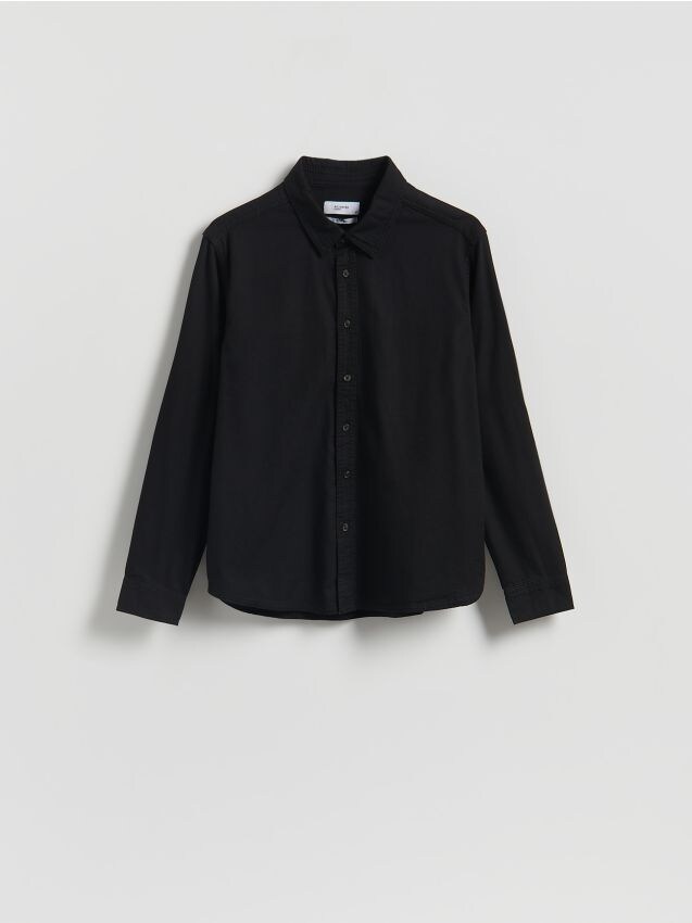 Reserved - Cămașă din denim regular fit - negru