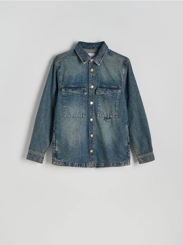 Regular fit denim shirt - RESERVED