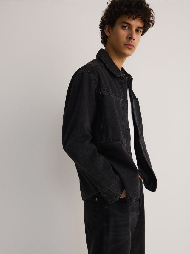 Regular fit denim overhemd - RESERVED
