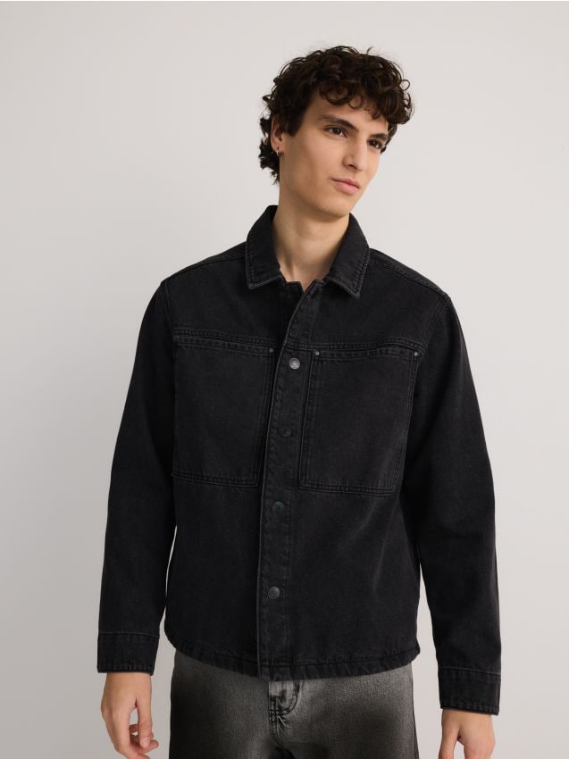 Regular fit denim shirt - RESERVED