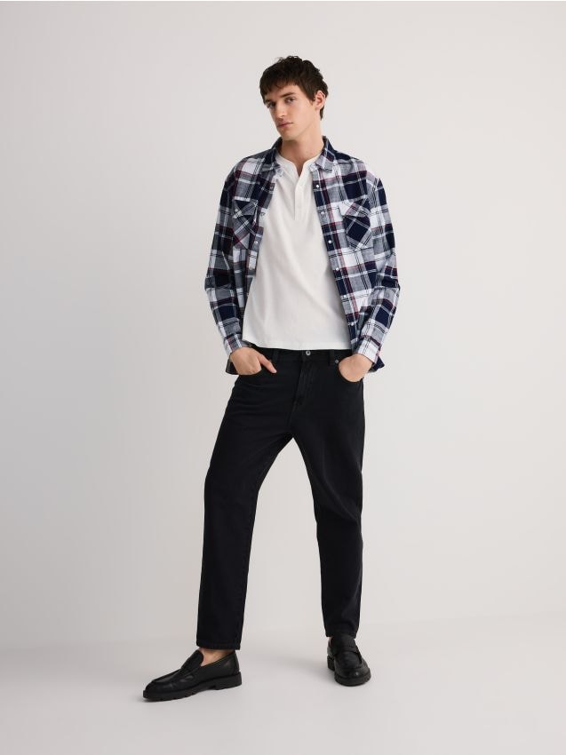 Carrot fit jeans - RESERVED