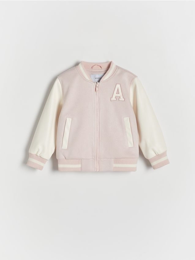 Bomber jacket with appliqué - RESERVED