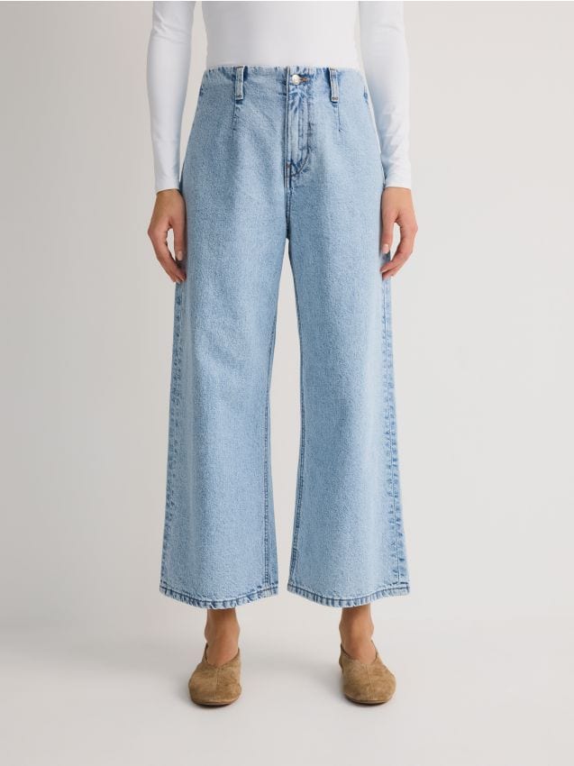 Culotte farmerke visokog struka - RESERVED