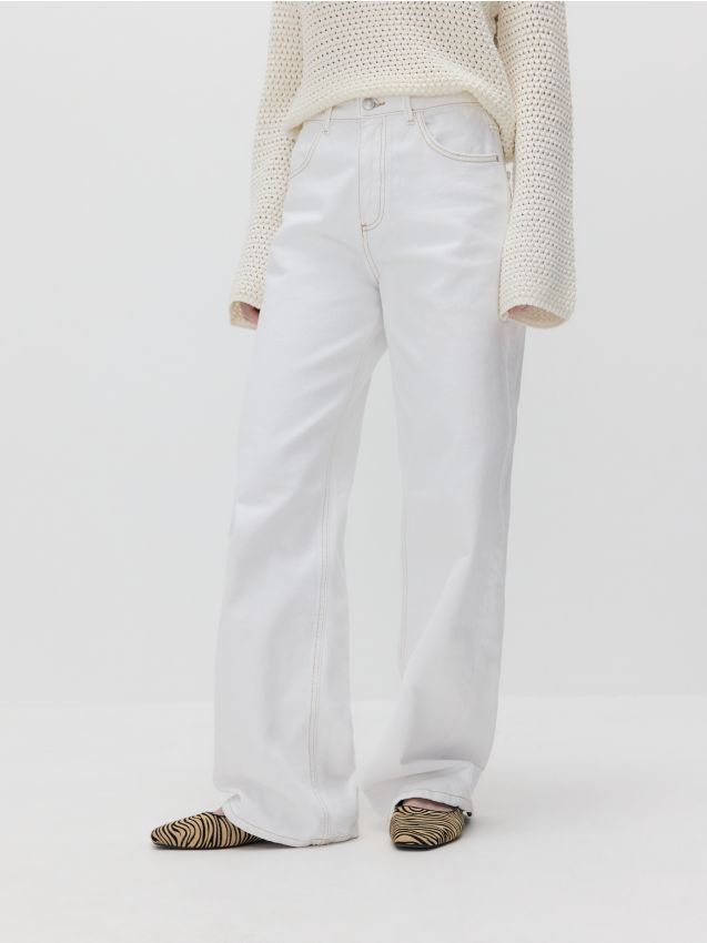 Wide leg jeans - RESERVED