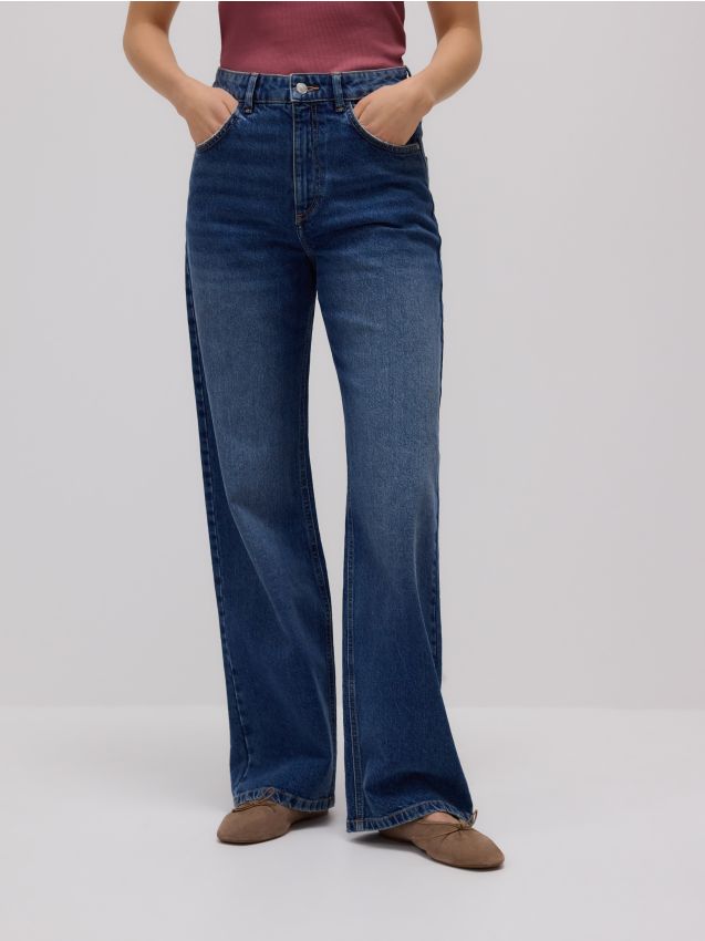Wide leg jeans - RESERVED
