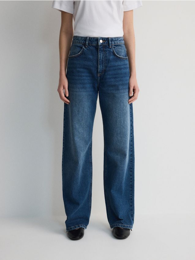 Wide leg jeans - RESERVED