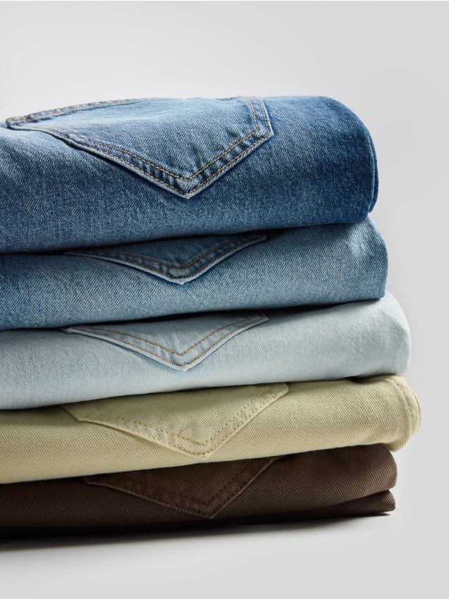Wide leg jeans - RESERVED