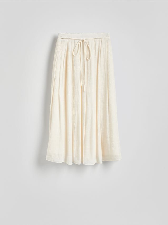 Maxi skirt with tie detail - RESERVED
