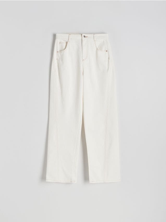 High waist straight jeans - RESERVED