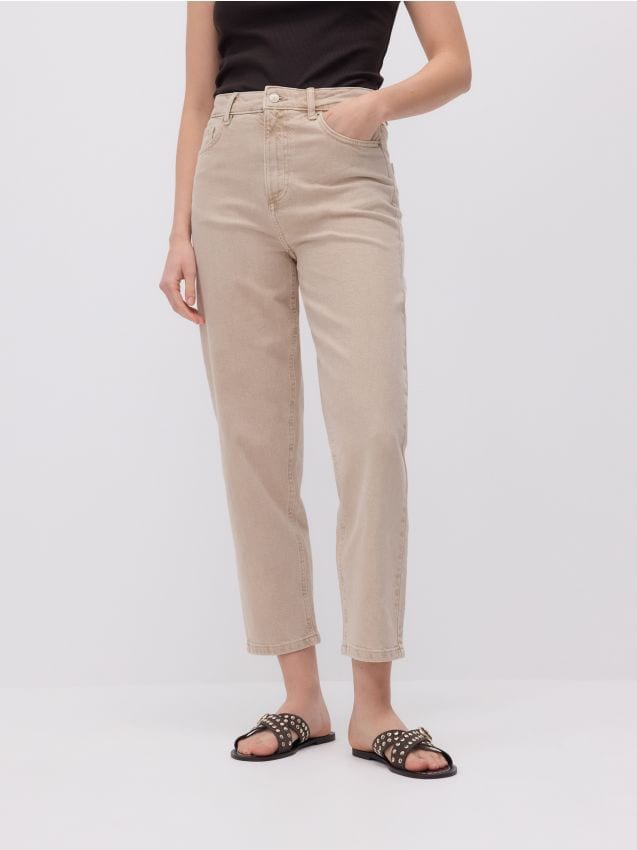 Reserved - LADIES` JEANS TROUSERS - galben-pal Reserved - LADIES` JEANS TROUSERS - galben-pal