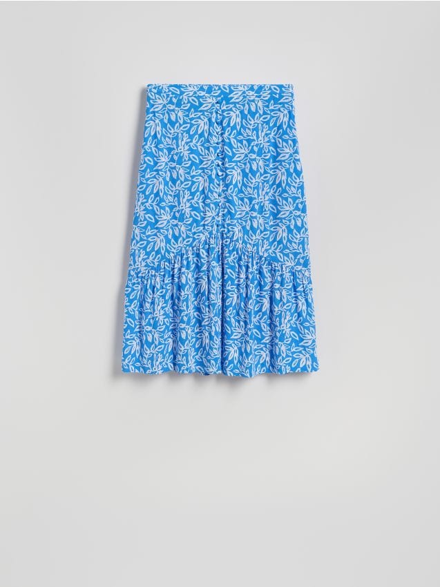 Patterned viscose skirt - RESERVED