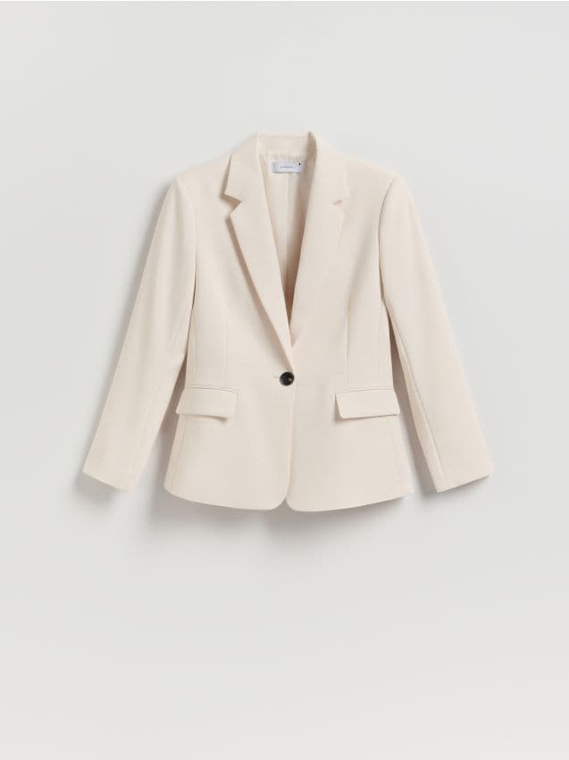 Single-breasted blazer - RESERVED