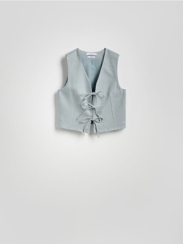 Linen vest - RESERVED
