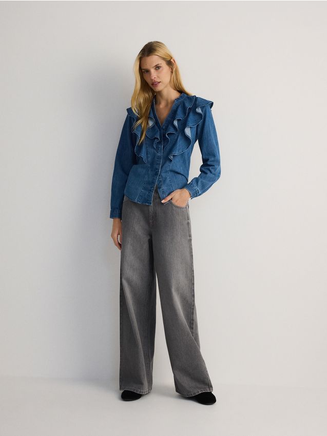 LADIES` JEANS TROUSERS - RESERVED