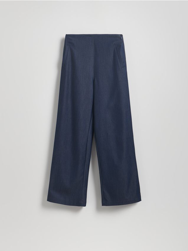 Reserved - LADIES` JEANS TROUSERS - bleumarin