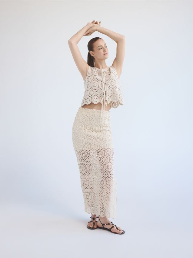 Openwork maxi skirt - RESERVED