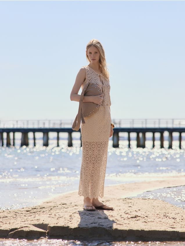 Openwork maxi skirt - RESERVED
