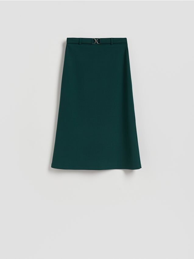 Midi skirt with belt - RESERVED