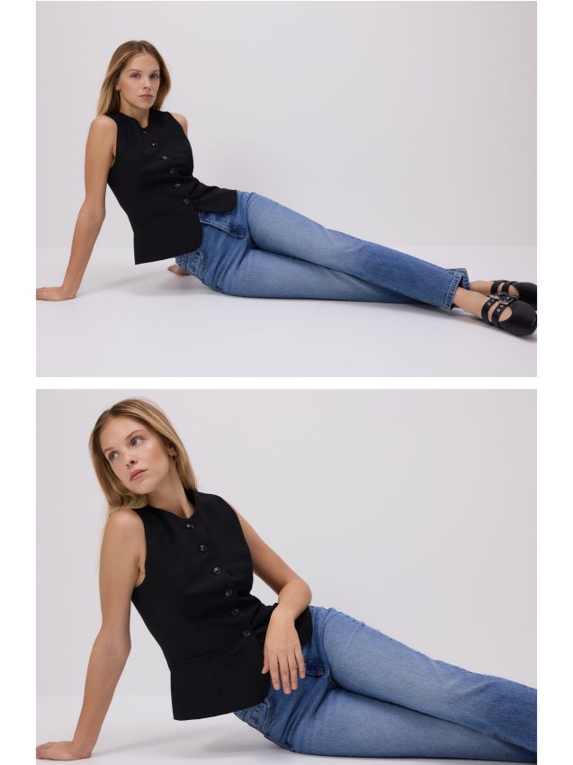 Mom jeans i fit slim - RESERVED