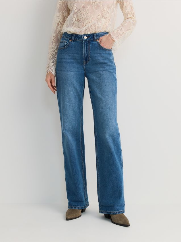 Wide leg jeans - RESERVED