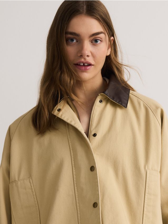 Oversize-Denimjacke - RESERVED