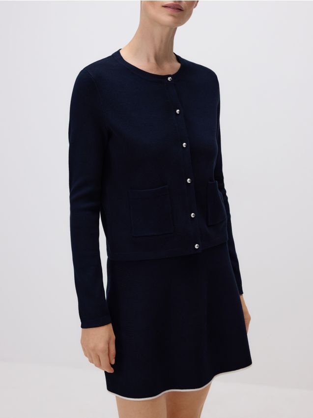 Viscose blend cardigan - RESERVED