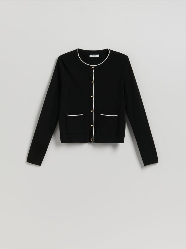 Viscose blend cardigan - RESERVED