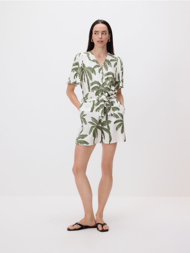 Viscose jumpsuit - RESERVED