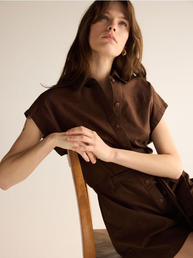 Jumpsuit aus Leinenmischung - RESERVED