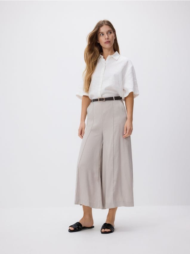 Modal rich culotte trousers - RESERVED