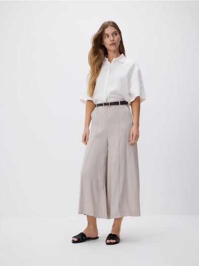 Παντελόνι culotte από modal