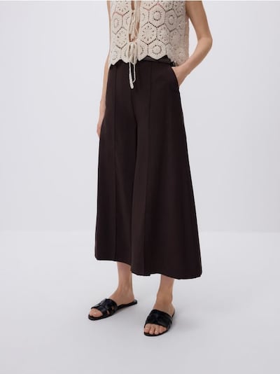 Modál anyagú culotte nadrág