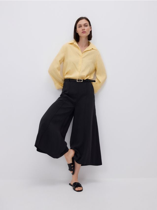 Spodnie culotte z modalu - RESERVED