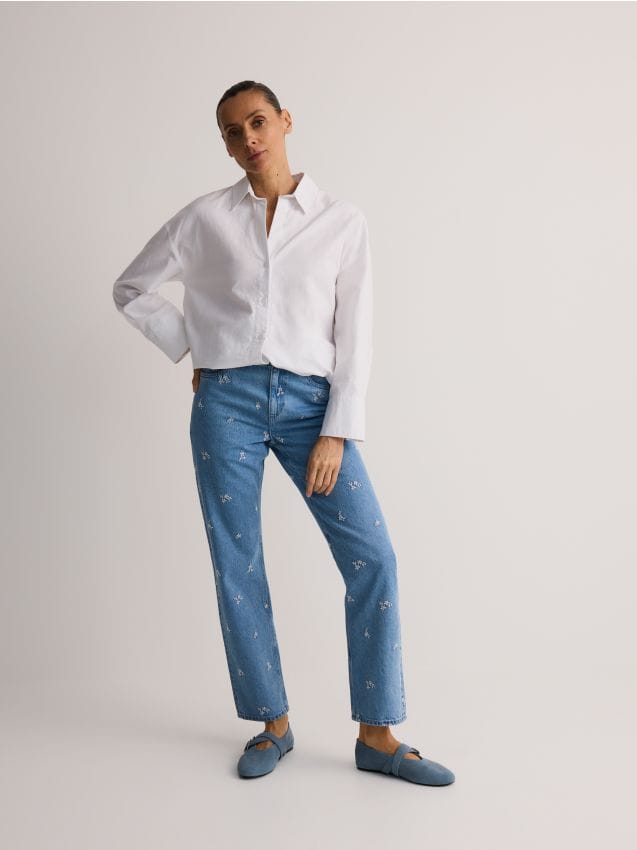 LADIES` JEANS TROUSERS - RESERVED