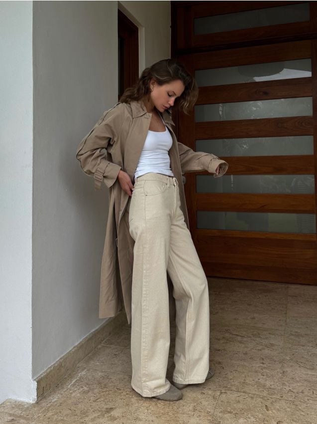 Jean straight taille haute - RESERVED