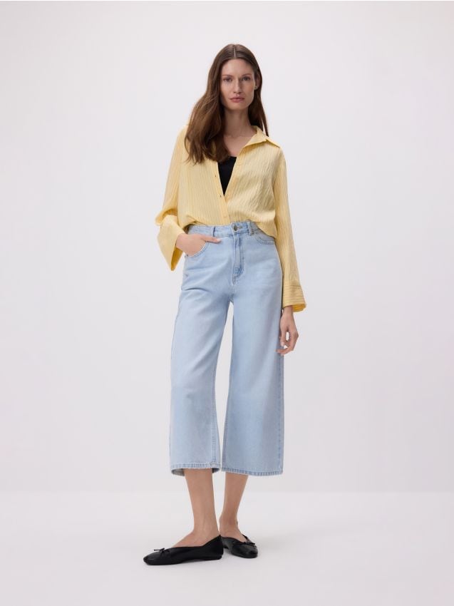 Wide leg jeans - RESERVED