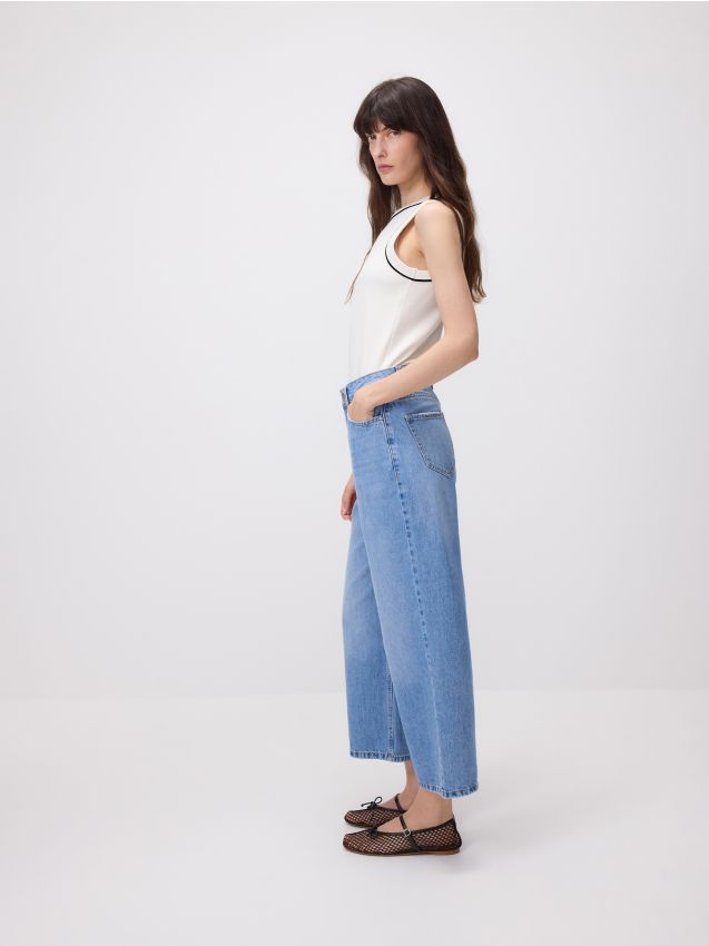 Wide leg jeans - RESERVED
