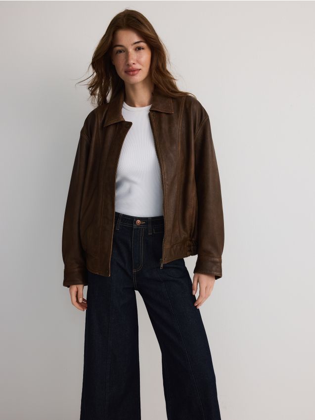 Sheepskin jacket - RESERVED