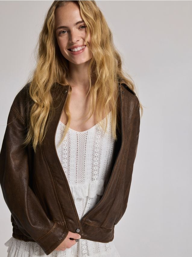 Sheepskin jacket - RESERVED
