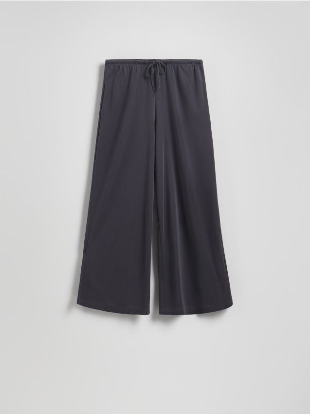 Wide-leg modal blend trousers - RESERVED