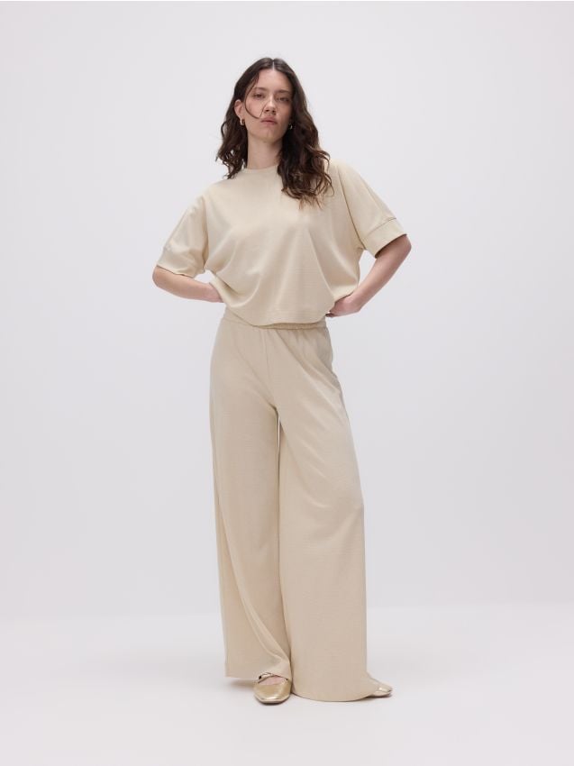 Pantalon ample en viscose - RESERVED
