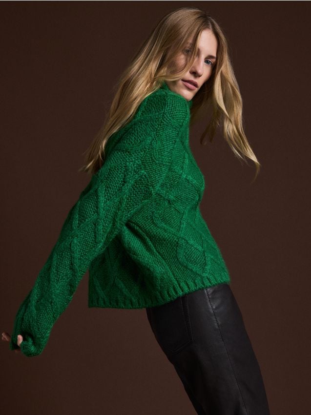 Decorative knit jumper - RESERVED