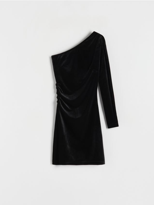 Robe mini en velours - RESERVED