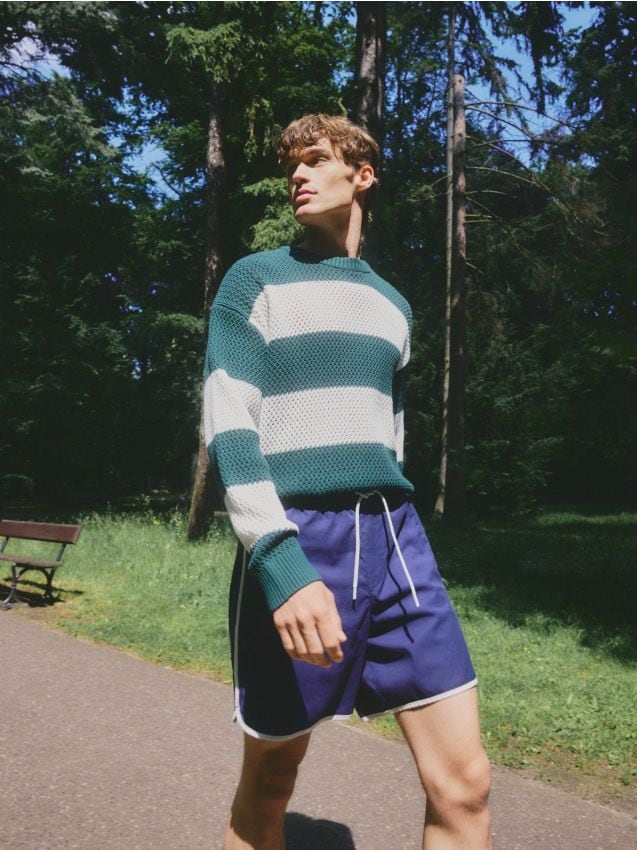 Lyocell blend shorts - RESERVED