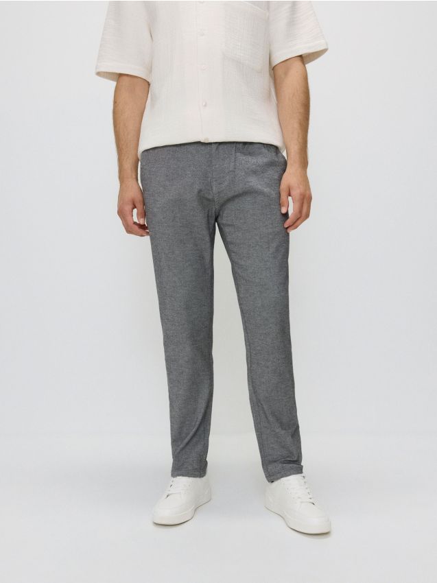 Cotton rich chino trousers - RESERVED