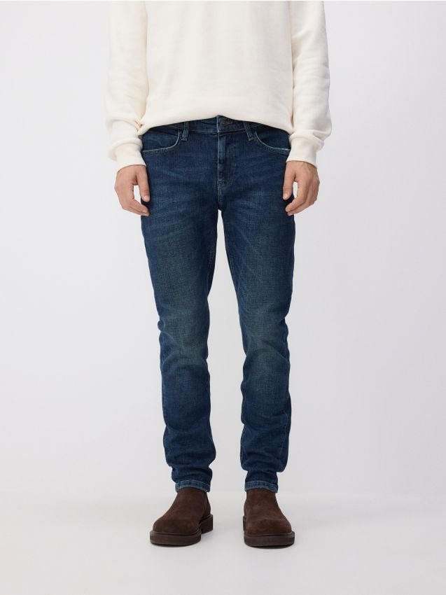 Reserved - Blugi slim fit - indigo jeans