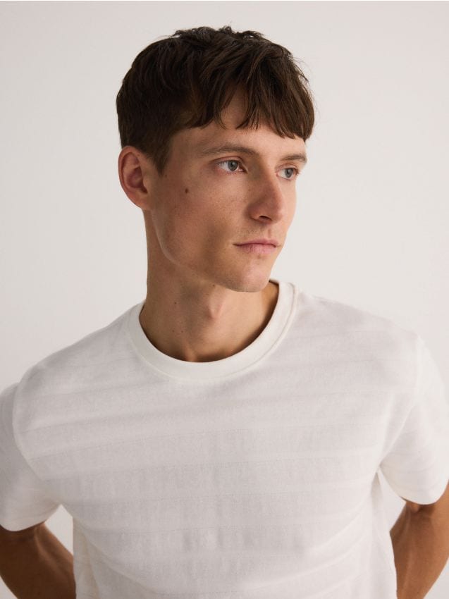 Regular fit stripe T-shirt - RESERVED